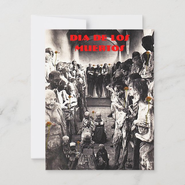 INVITACIÓN DEL MUSEO DEL MUSEO DIA DE LOS MUERTOS  (Anverso)