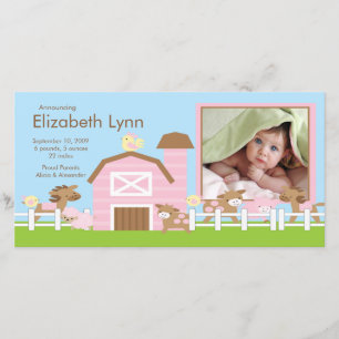 Invitación del nacimiento de la FOTO de los