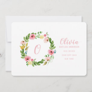Invitación del nacimiento de la guirnalda de la