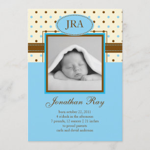 Invitación del nacimiento del bebé de la foto