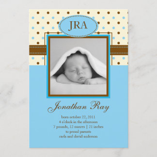 Invitación del nacimiento del bebé de la foto