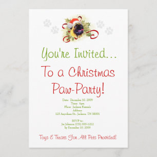Invitación del navidad del barro amasado