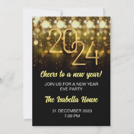 Invitación del partido Año Nuevo 2024
