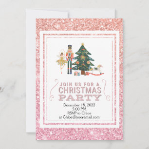 Invitación del partido Ballet de los navidades Nud