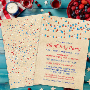 Invitación del Partido Blanco y Azul del 4 de juli