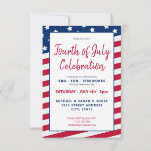 Invitación del Partido Blanco y Azul del 4 de juli