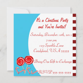 Invitación del partido Candy navidades