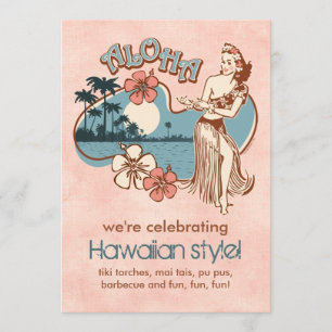 Invitación del partido Chica Aloha Hula