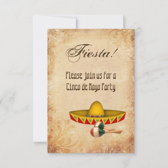Invitación del partido Cinco de Mayo (Anverso)