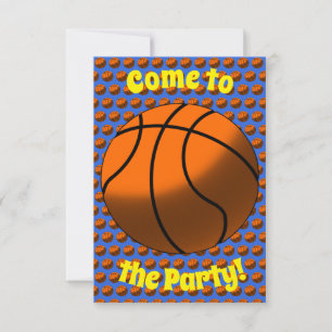 Invitación del partido de baloncesto