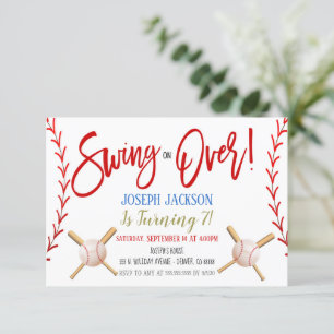 Invitación del partido de béisbol