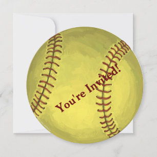 Invitación del partido de béisbol