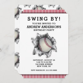 Invitación del partido de béisbol