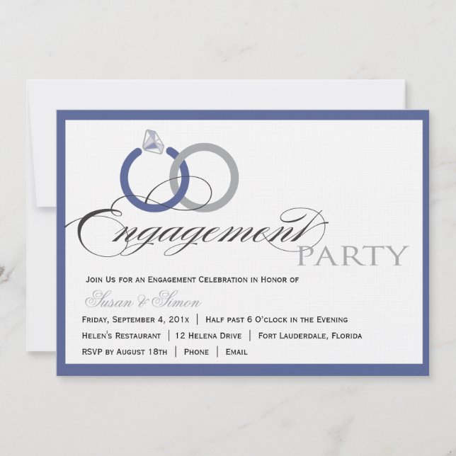 Invitación del Partido de Compromiso con Guión Azu (Anverso)