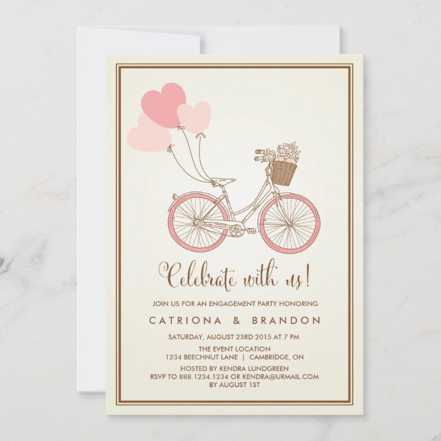 INVITACIÓN DEL PARTIDO DE COMPROMISO DE BICICLETAS (Anverso)