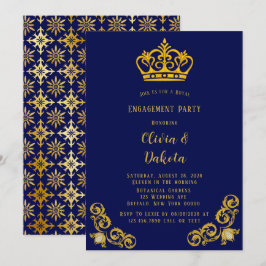Invitación del Partido de Compromiso de Bodas Real