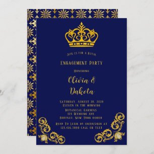 Invitación del Partido de Compromiso de Bodas Real