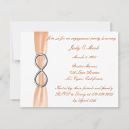 Invitación del partido de compromiso de naranja in