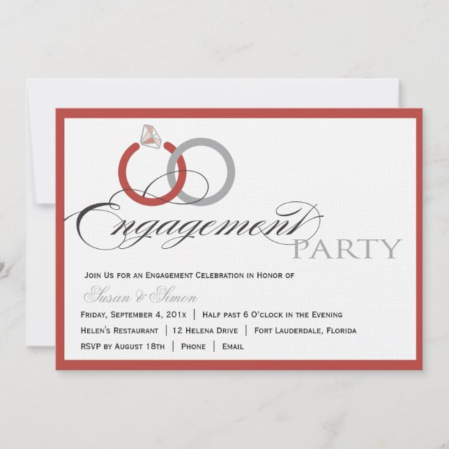 Invitación del Partido de Compromiso de Script Roj (Anverso)