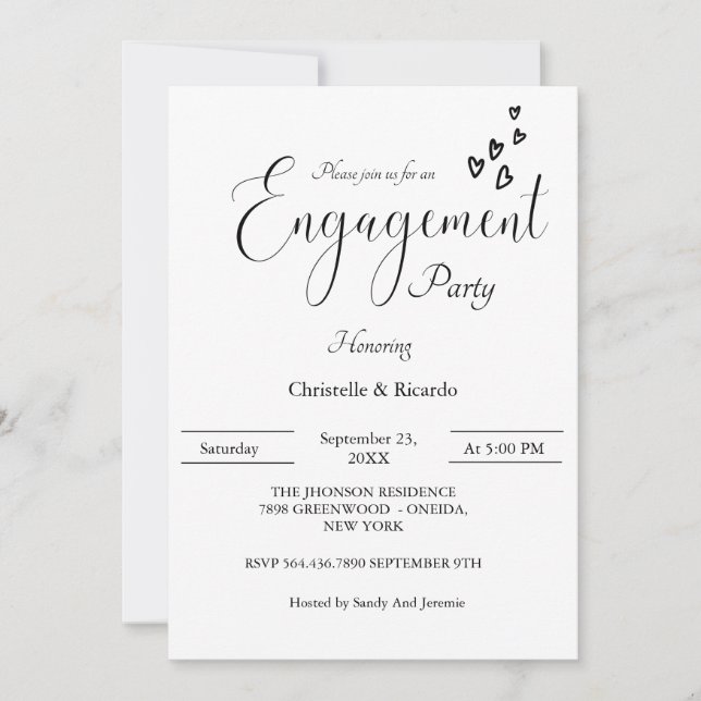 Invitación del Partido de Compromiso Moderno, fies (Anverso)