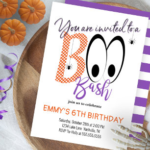INVITACIÓN DEL PARTIDO DE CUMPLEAÑOS DE BOO BASH H
