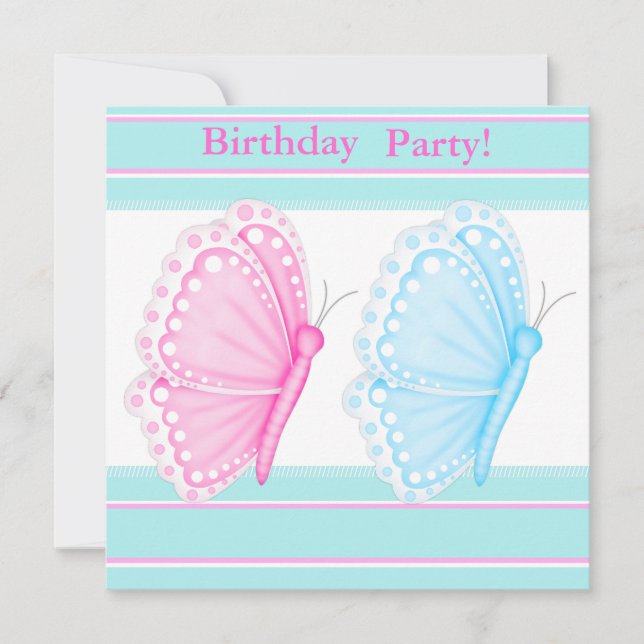 INVITACIÓN DEL PARTIDO DE CUMPLEAÑOS DE FLUTTER DE (Anverso)