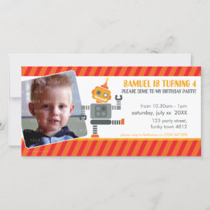 INVITACIÓN DEL PARTIDO DE CUMPLEAÑOS DE FOTO: robo