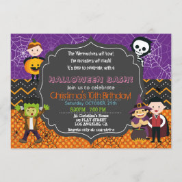 INVITACIÓN DEL PARTIDO DE CUMPLEAÑOS DE HALLOWEEN