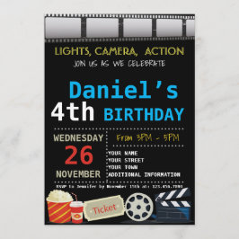 INVITACIÓN DEL PARTIDO DE CUMPLEAÑOS DE LA PELÍCUL