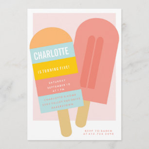 INVITACIÓN DEL PARTIDO DE CUMPLEAÑOS DE VERANO POP
