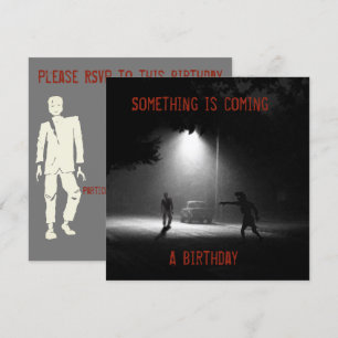 INVITACIÓN DEL PARTIDO DE CUMPLEAÑOS ZOMBIE por Je