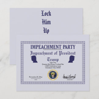 Invitación del partido de destitución del presiden