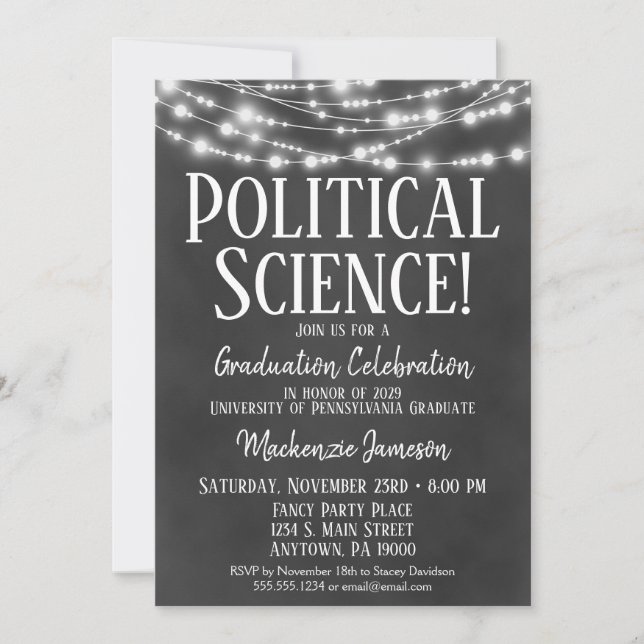 Invitación del Partido de Graduación de Ciencias P (Anverso)