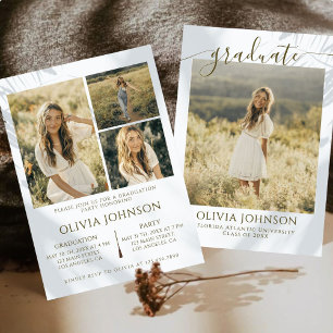 Invitación del Partido de Graduación de Cuatro Fot
