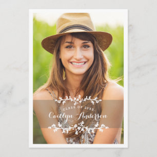 Invitación del Partido de Graduación de Foto de Mo