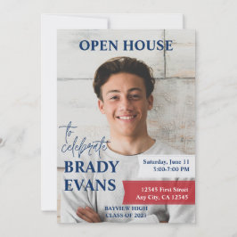 Invitación del Partido de Graduación de Fotos de l