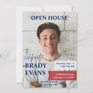 Invitación del Partido de Graduación de Fotos de l