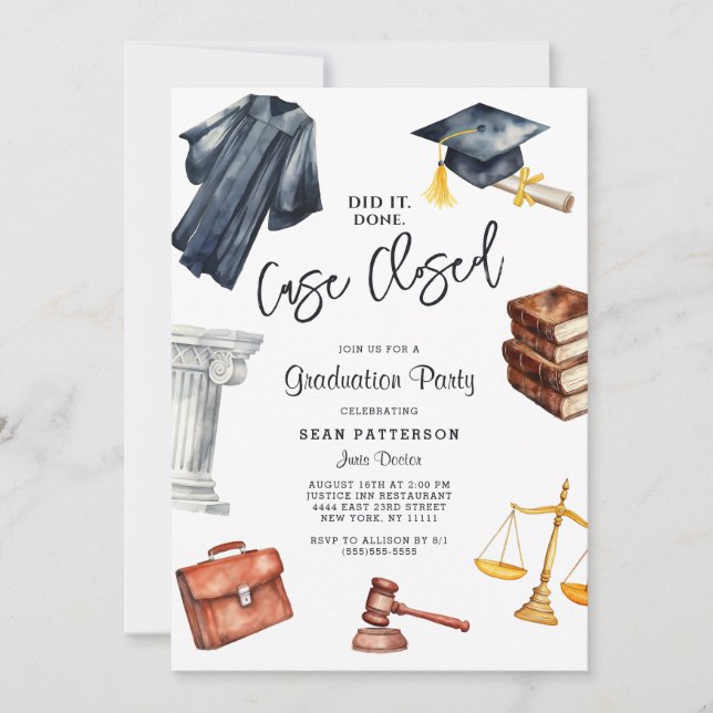 Invitación del partido de graduación de la Faculta (Anverso)