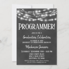 Invitación del partido de graduación del programad