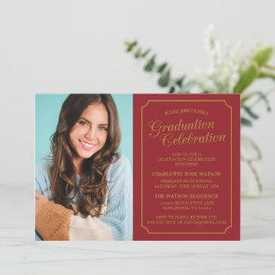 INVITACIÓN DEL PARTIDO DE GRADUACIÓN ELEGANTE DE M
