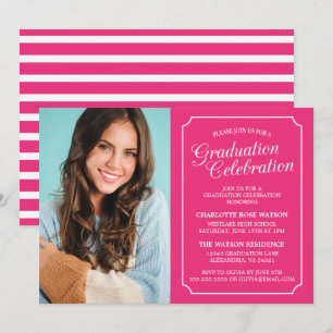 INVITACIÓN DEL PARTIDO DE GRADUACIÓN ELEGANTE DE M