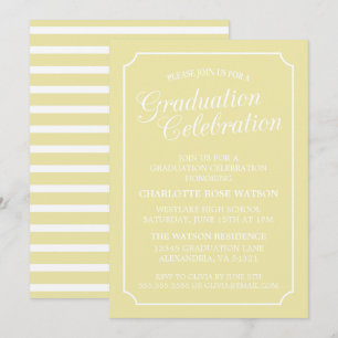 INVITACIÓN DEL PARTIDO DE GRADUACIÓN ELEGANTE DE M