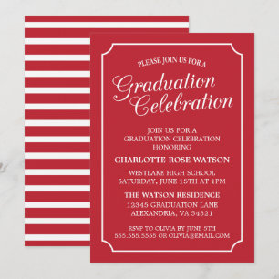INVITACIÓN DEL PARTIDO DE GRADUACIÓN ELEGANTE DE M