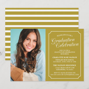 INVITACIÓN DEL PARTIDO DE GRADUACIÓN ELEGANTE DE M