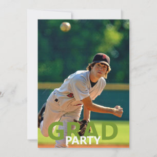 Invitación del partido de graduación fotográfica d