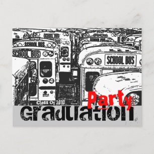 Invitación del partido de graduación Postal Blanca