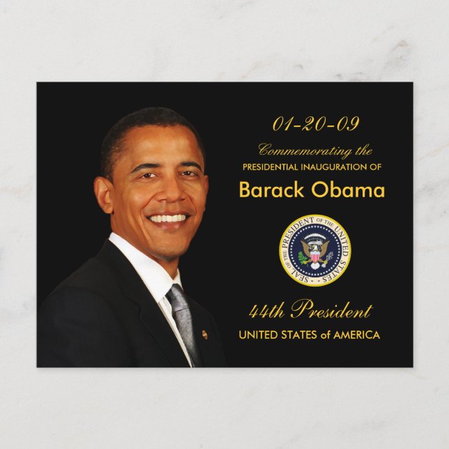 Invitación del Partido de Inauguración de Obama -  (Anverso)