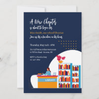 Invitación del partido de jubilación bibliotecaria