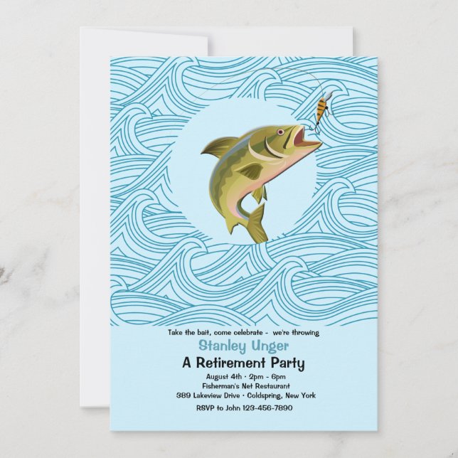Invitación del Partido de Jubilación de la Pesca d (Anverso)