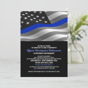 Invitación del Partido de Jubilación de Oficial de